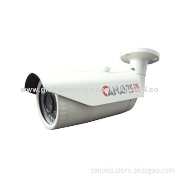 CCTV Water-resistant Camera, 24 Pieces of IR LEDs, 3.6/6mm Board Lens Optional